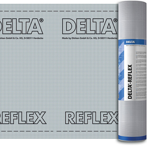 DELTA-REFLEX пароизоляция с алюминиевым рефлексным слоем 1,5х50 м 