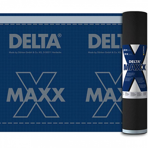 DELTA-MAXX X - энергосберегающая диффузионная мембрана экстремальной прочности 1,5х50м